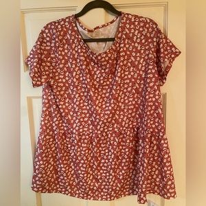 Hibluco Baby Doll style tshirt NWT